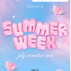 「SUMMER WEEK」スタート✨7月限定イベント絶賛開催中！
